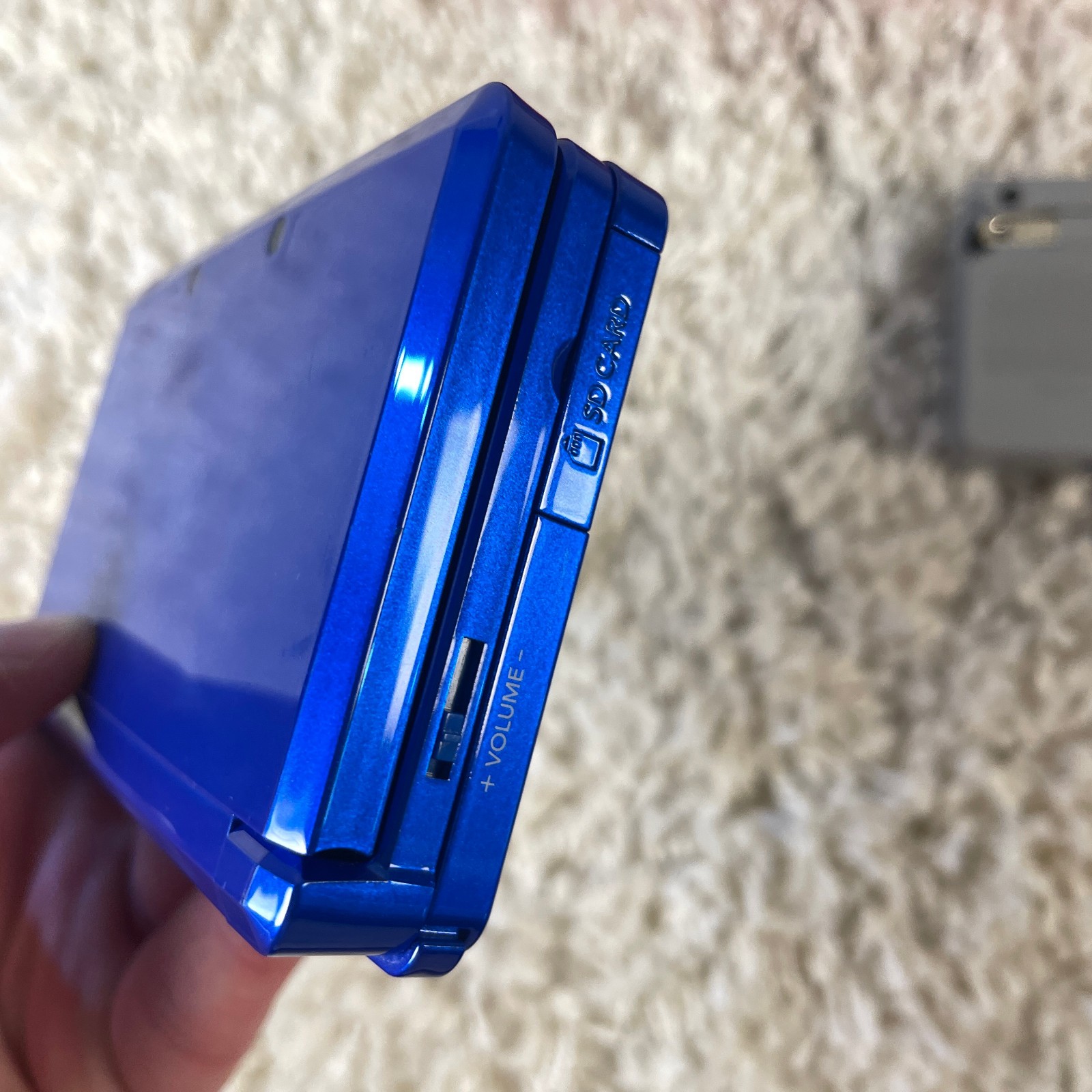 Nintendo 3DS Cobalt Blue Luigi Edition Handheld Handheld Console CTR-001 Tested
