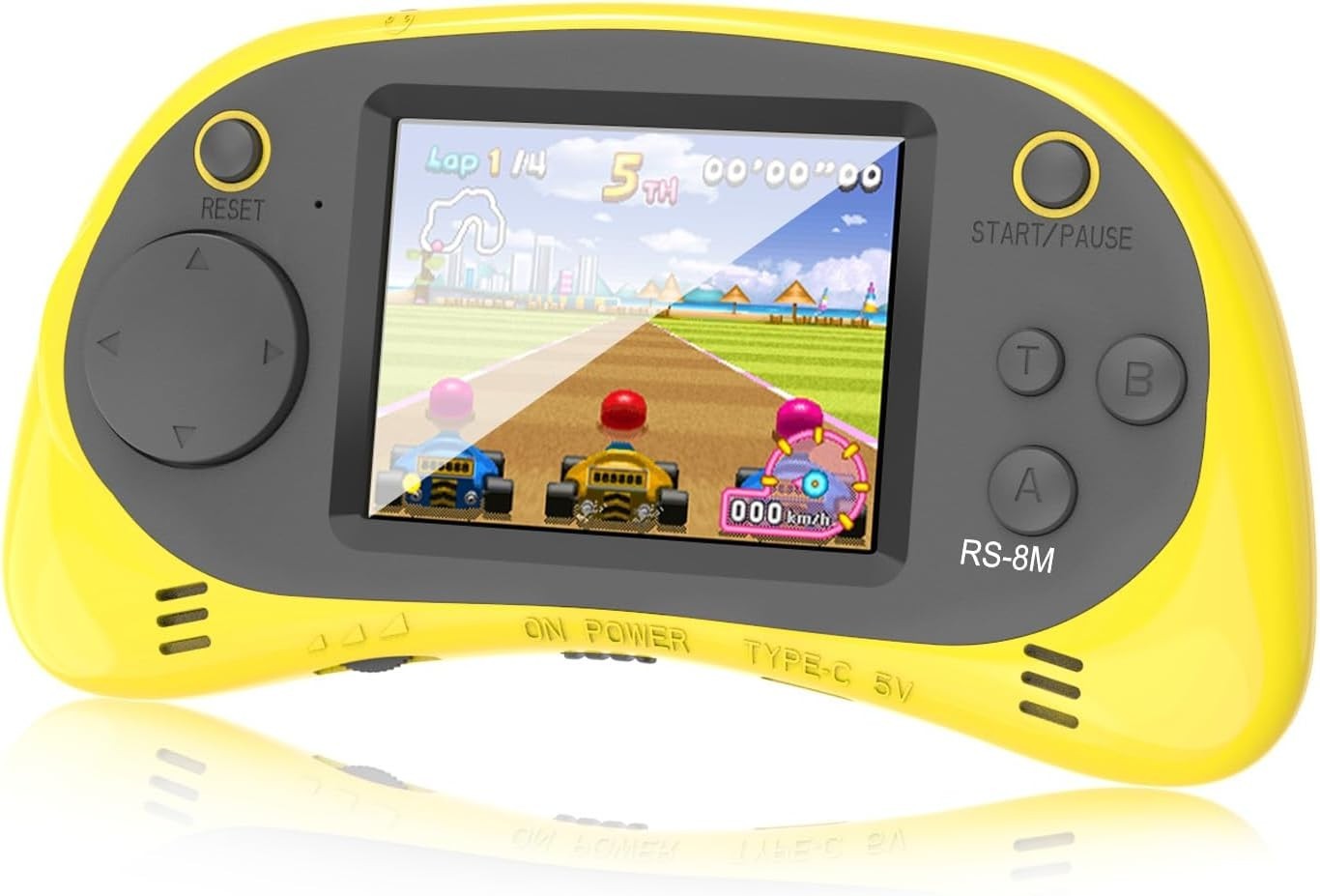 Kids Handheld Game Player – 220 Built-in Games, 2.5″ IPS Display, Rechargeable