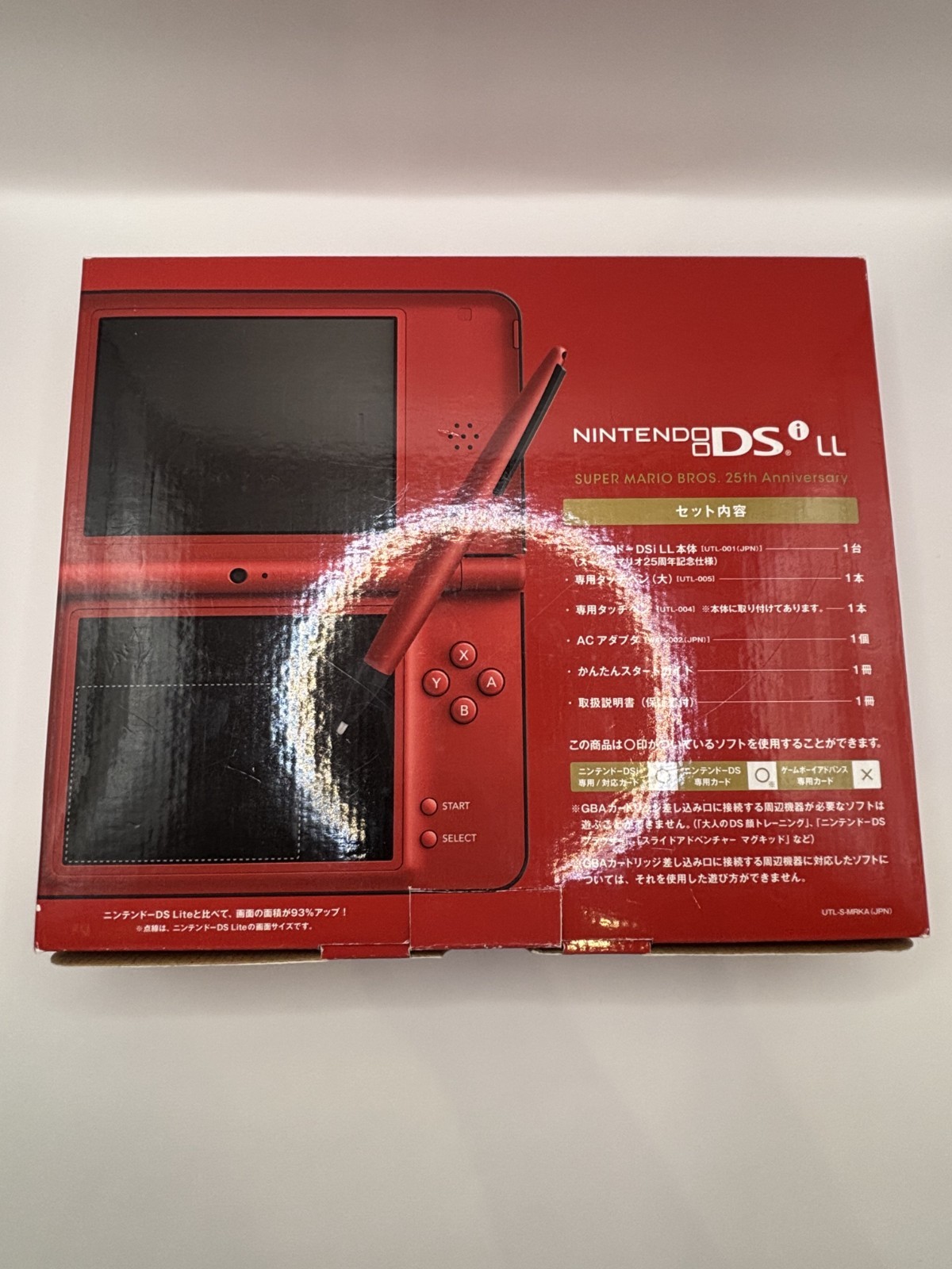 Nintendo DSi LL Super Mario 25th Anniversary Console Boxed Tested Japan