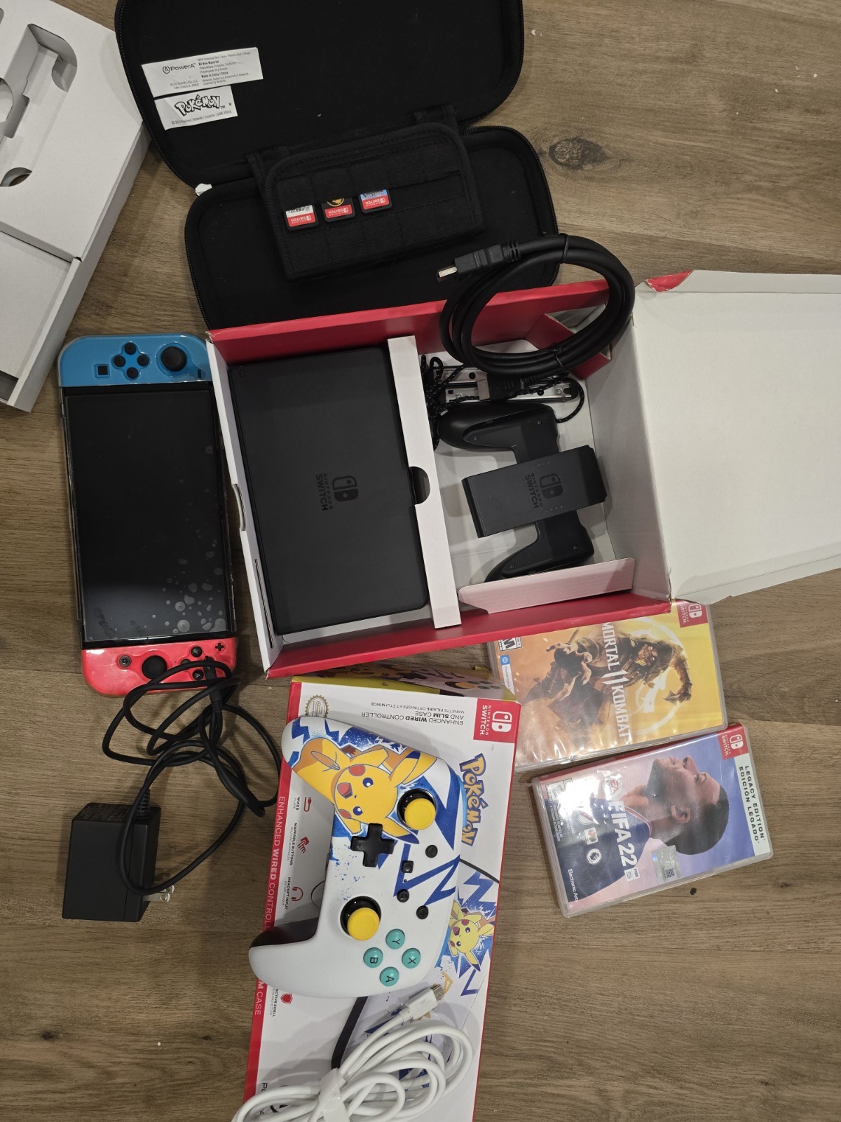 Nintendo Switch OLED Model + Accessories – Handheld Console – 64GB