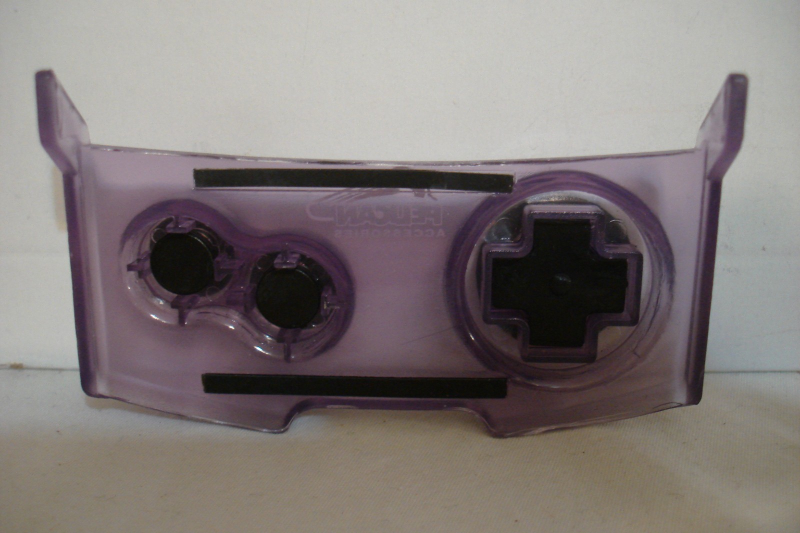 Nintendo Game Boy Color System Clear Atomic Purple w/ Pelican Accessories