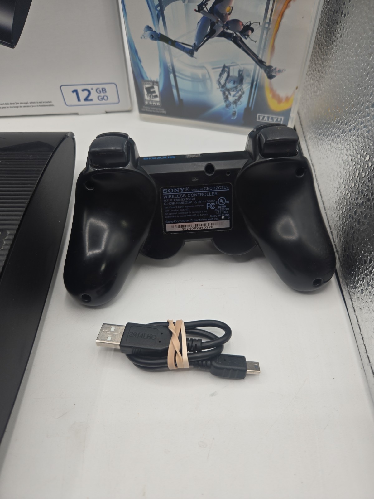 Sony PlayStation 3 Slim 12GB Home Console Black (CECH4301A) Matching Serial Box