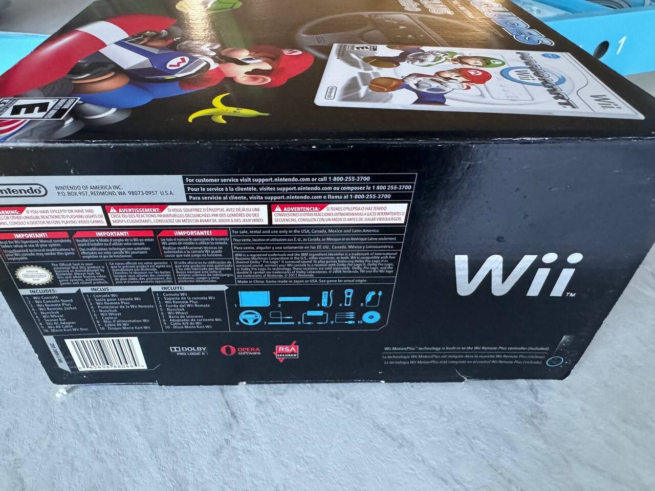 Nintendo Wii Mario Kart Pack Black Console (NTSC-U/C (US/CA))