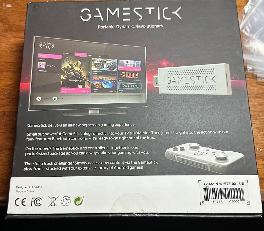 PLAYJAM GAMESTICK Portable Game Console & Cords – NO USB STICK