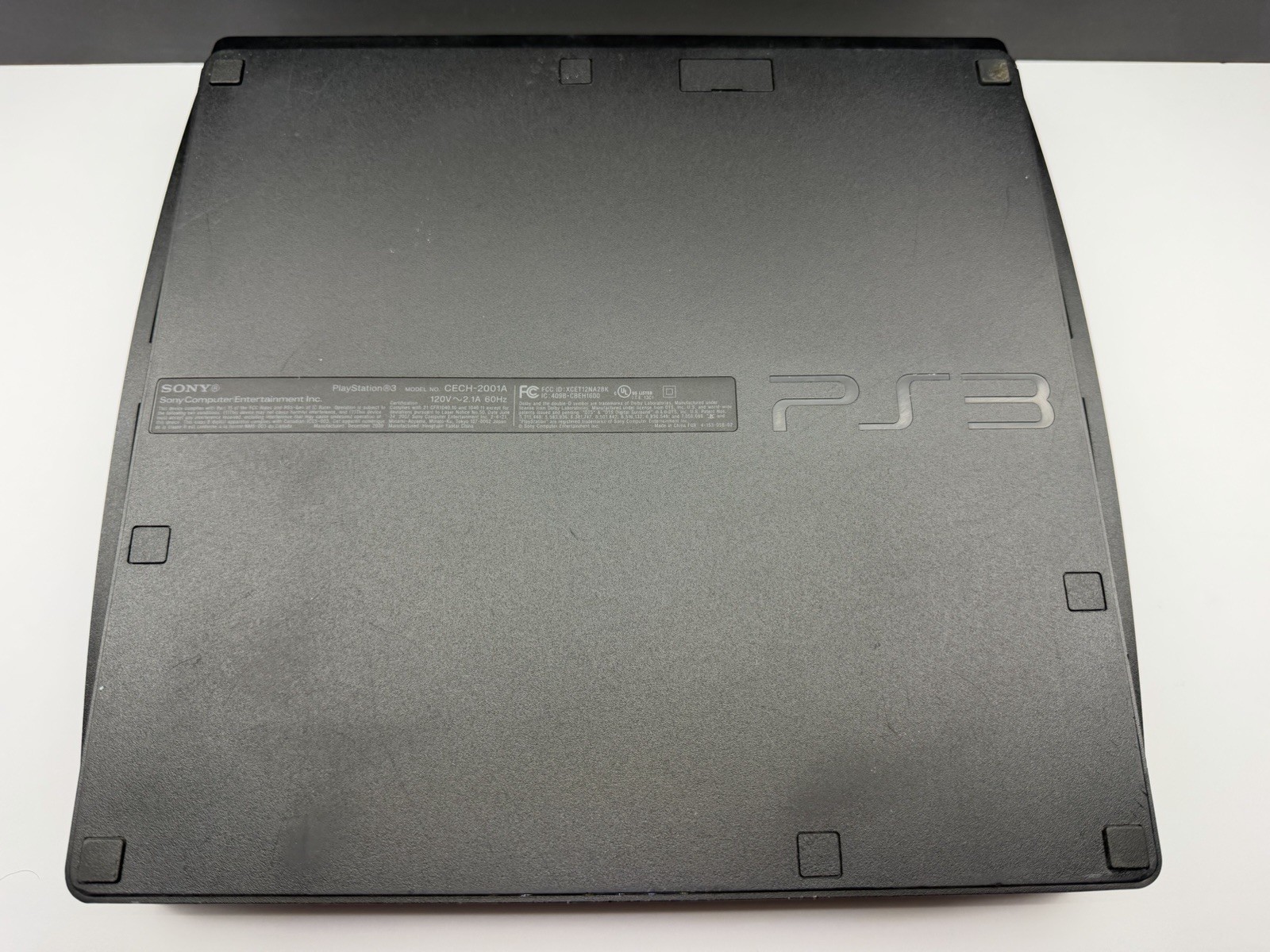 Sony PlayStation 3 PS3 Slim CECH-2001A Console Only Cleaned New Paste YLOD