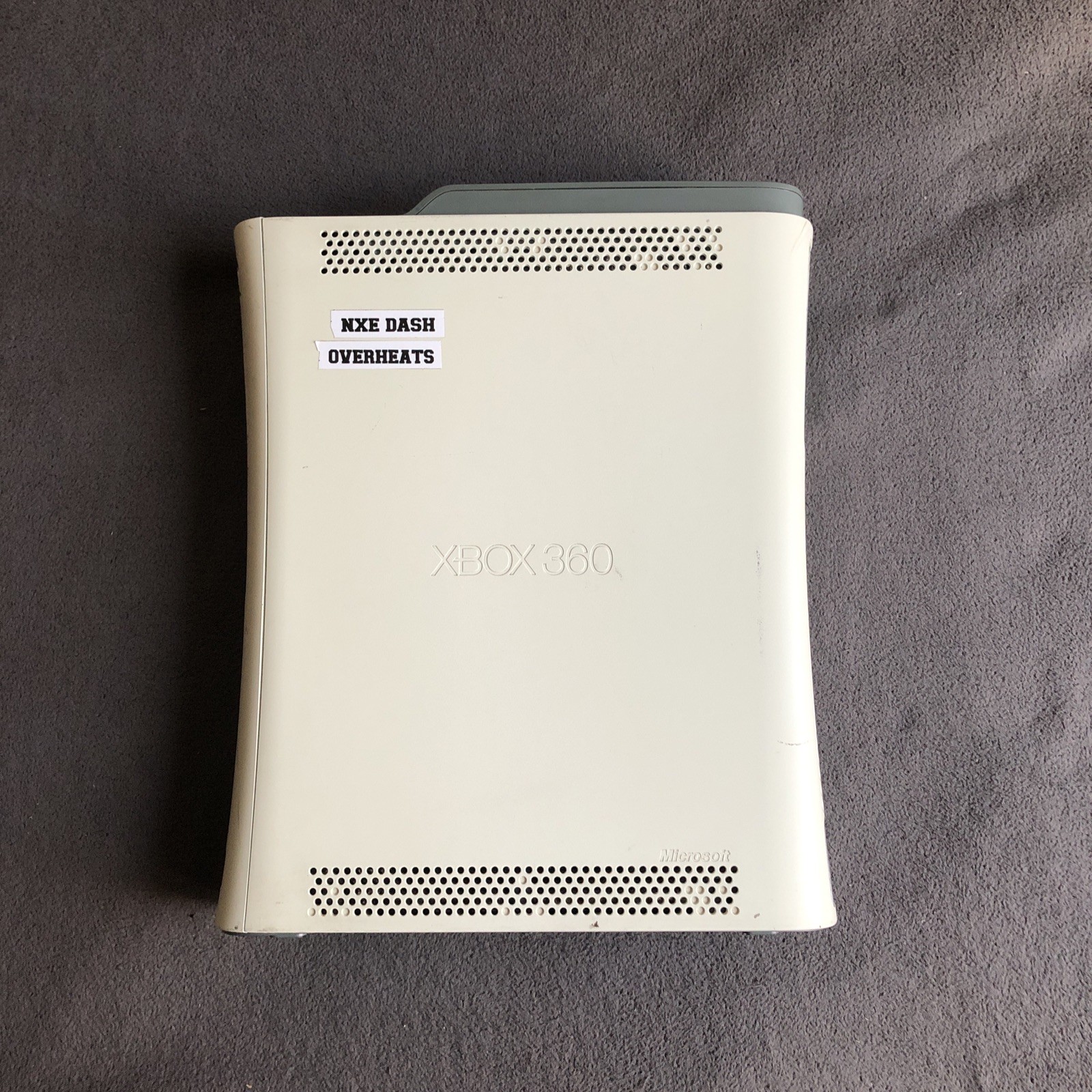 Microsoft Xbox 360 Pro Console 60GB Early Falcon NXE Dash – OVERHEATS