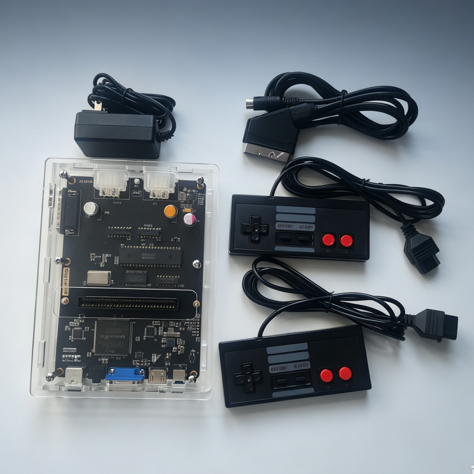 NTSC FC NES Retro Game Console HDMI VGA RGBS AV Original CPU FPGA