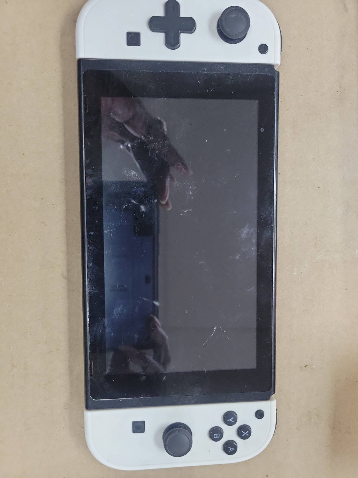 Nintendo Switch Console Tablet w/ Neon Yellow Blue &White Joy-Con. Sold Separat