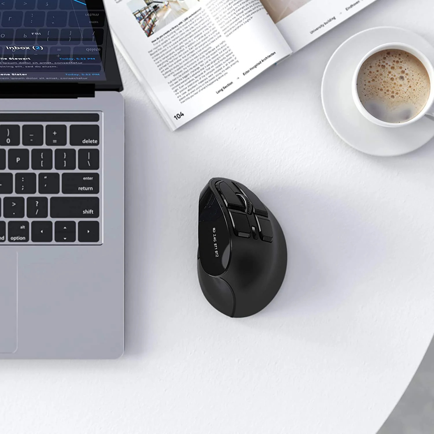 Ergonomic Vertical Bluetooth Mouse