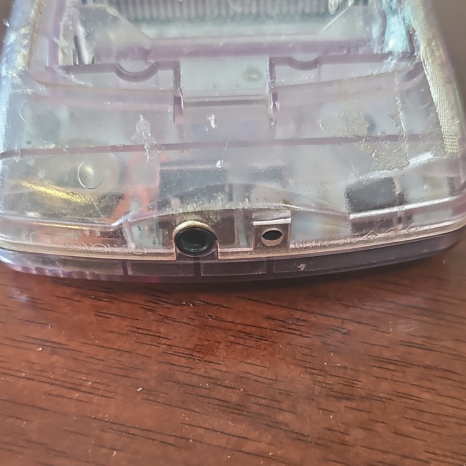 Nintendo Game Boy Color CGB-001 Clear Purple Transparent Handheld, Region Free