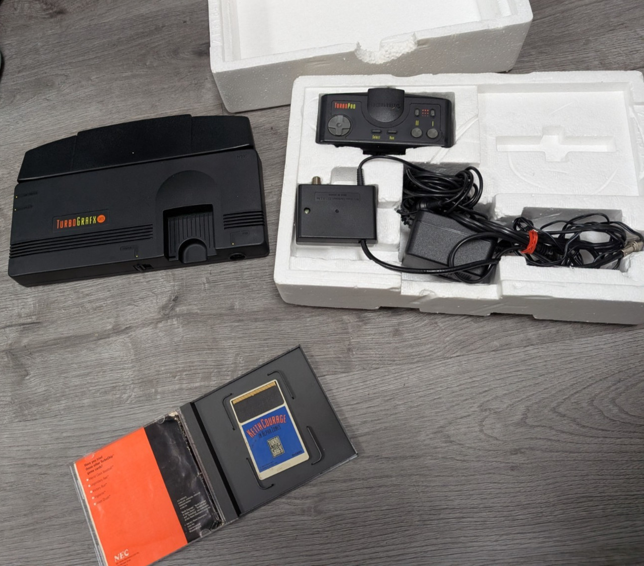 Turbo GrafX 16 Entertainment SuperSystem Console Complete In Box NEC