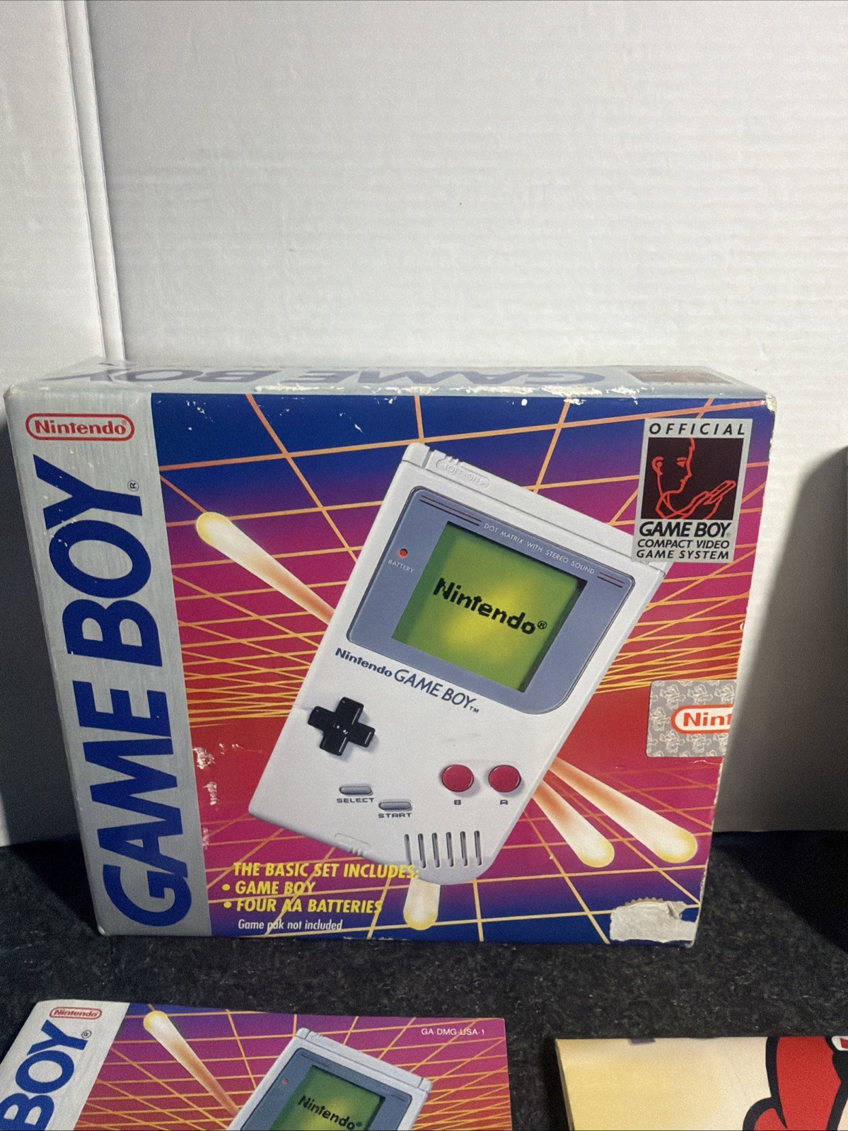 Nintendo GameBoy DMG-01 Complete With Box Original Tested CIB Box Manual Read