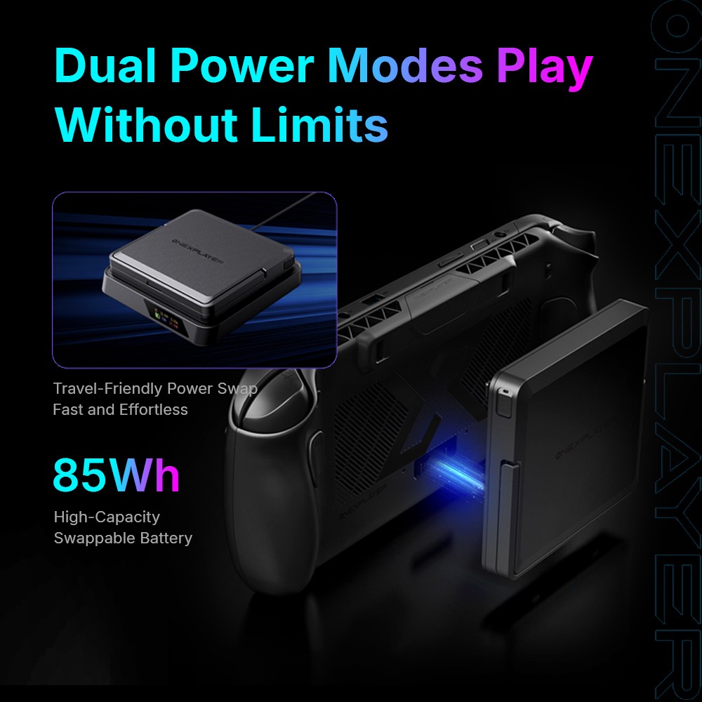 OneXPlayer Onexfly Apex AI MAX+ 395 8″ Handheld Gaming PC Standard Version NEW!