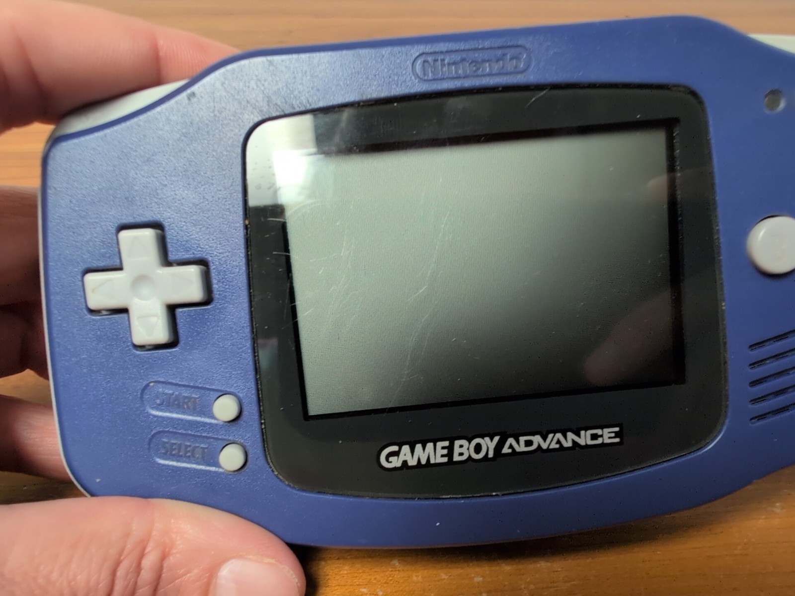 Nintendo Game Boy Advance Handheld System GBA Indigo Tested F-14 Cartridge Game