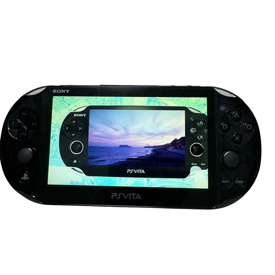 Sony PS Vita Slim PCH-2000 Black Console Complete in Box CIB w/ Charger Japan