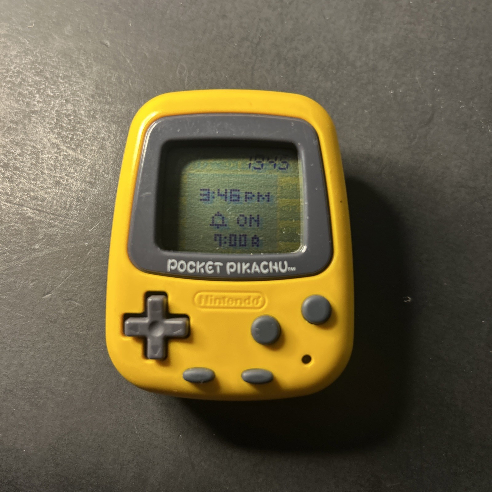 NINTENDO Pocket Pokémon Pikachu SOUND WORKS *Good Screen* Yellow Color