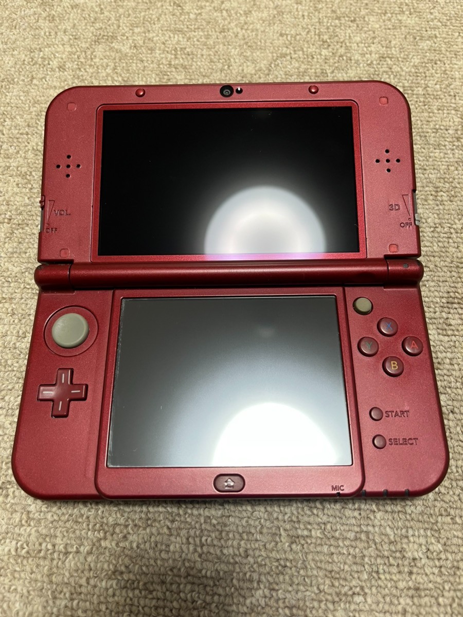New 3DS LL XL Metalic red Japan Nintendo Console region Japanese B825
