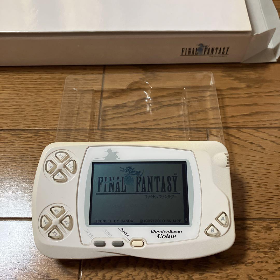Bandai Wonder Swan Color Console FINAL FANTASY 1 Limited Pack Tested Work