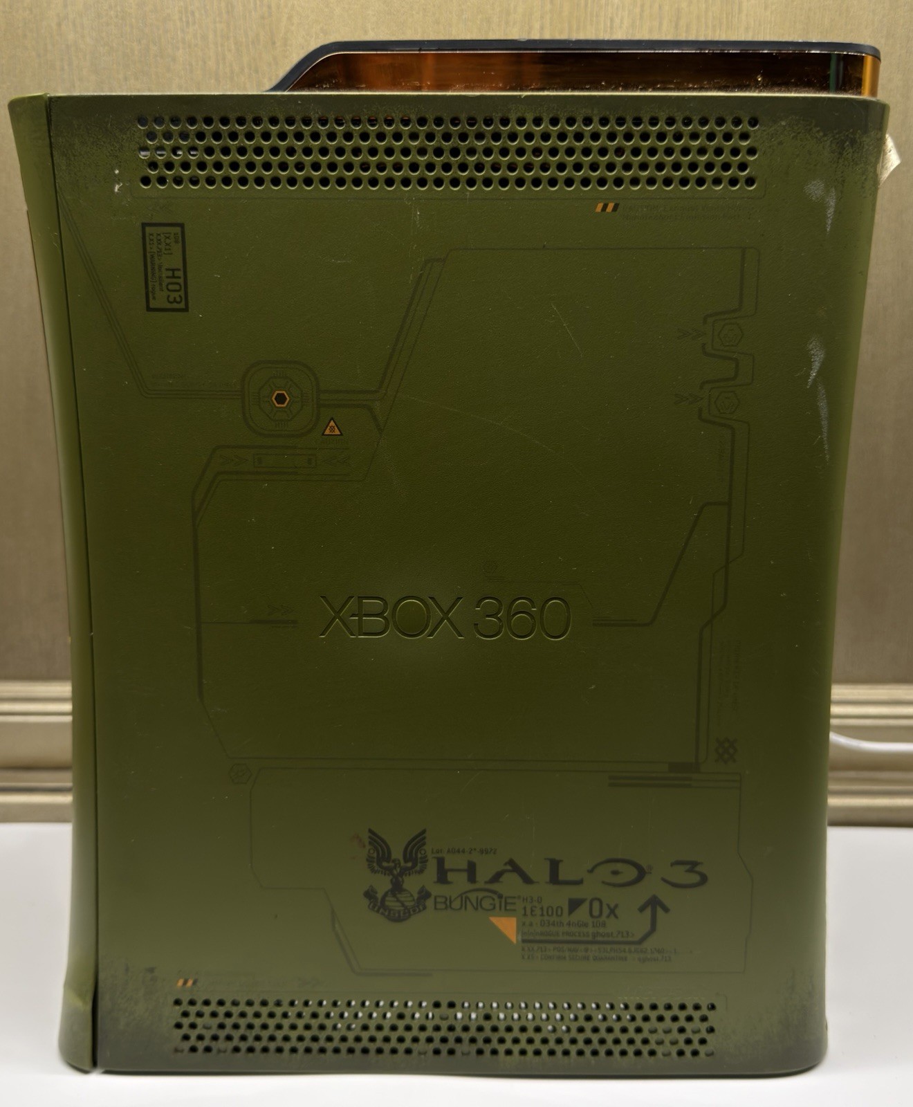 Xbox 360 Halo 3 Special Edition Console Only Green Untested For Parts
