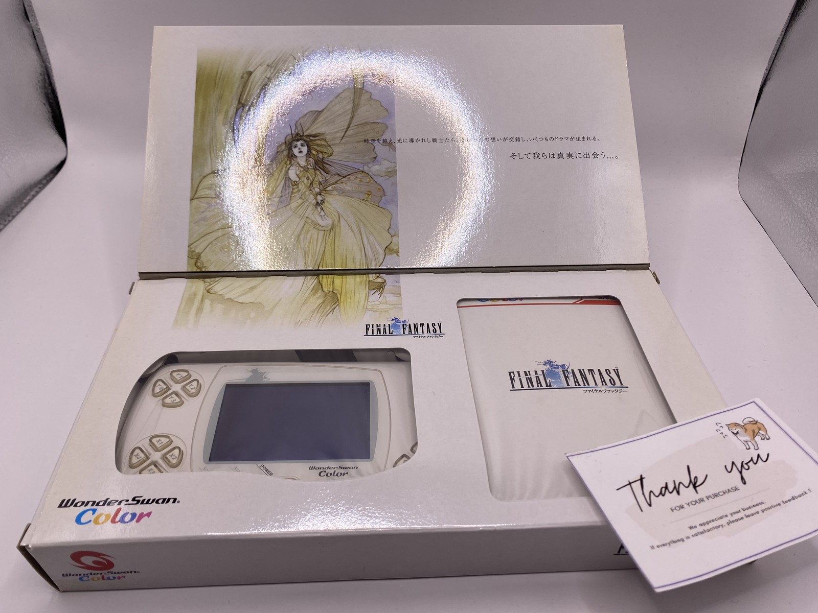 WonderSwan Color FINAL FANTASY I Limited Pack Console Box Bandai Used