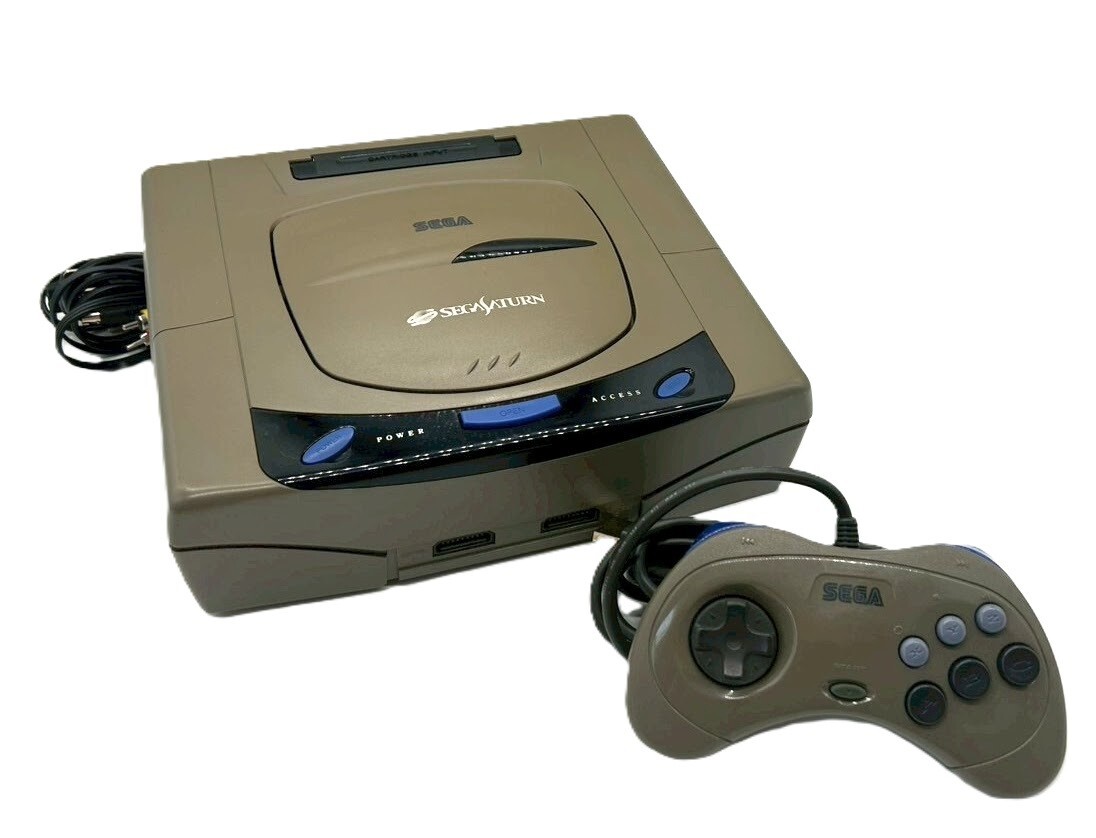 Sega Saturn Console HST-3200 Controller Console Maintained NTSC-J Japan #388