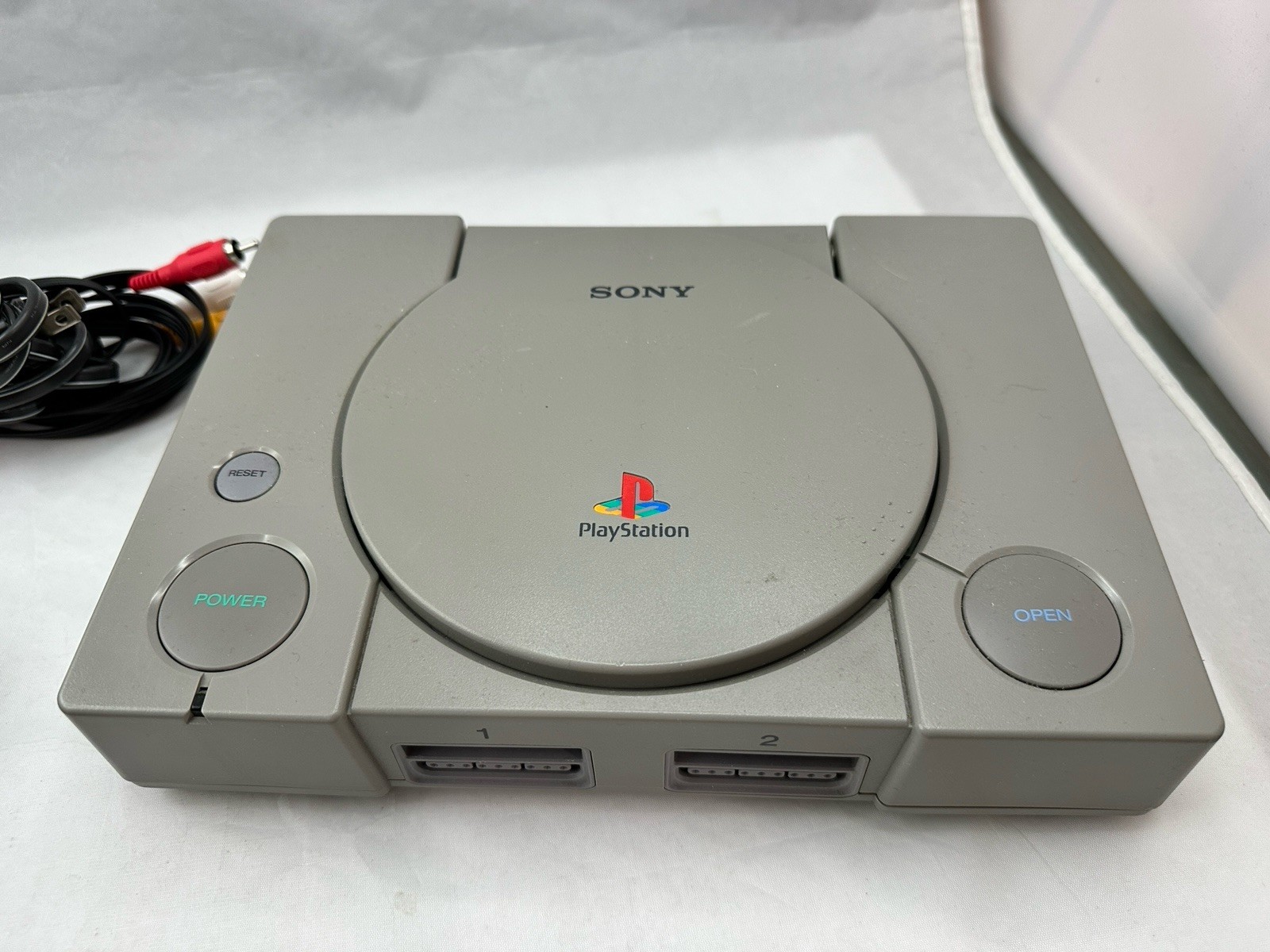 Sony PlayStation 1 PS1 Console SCPH-1001 Tested Working w/Cords & Controller