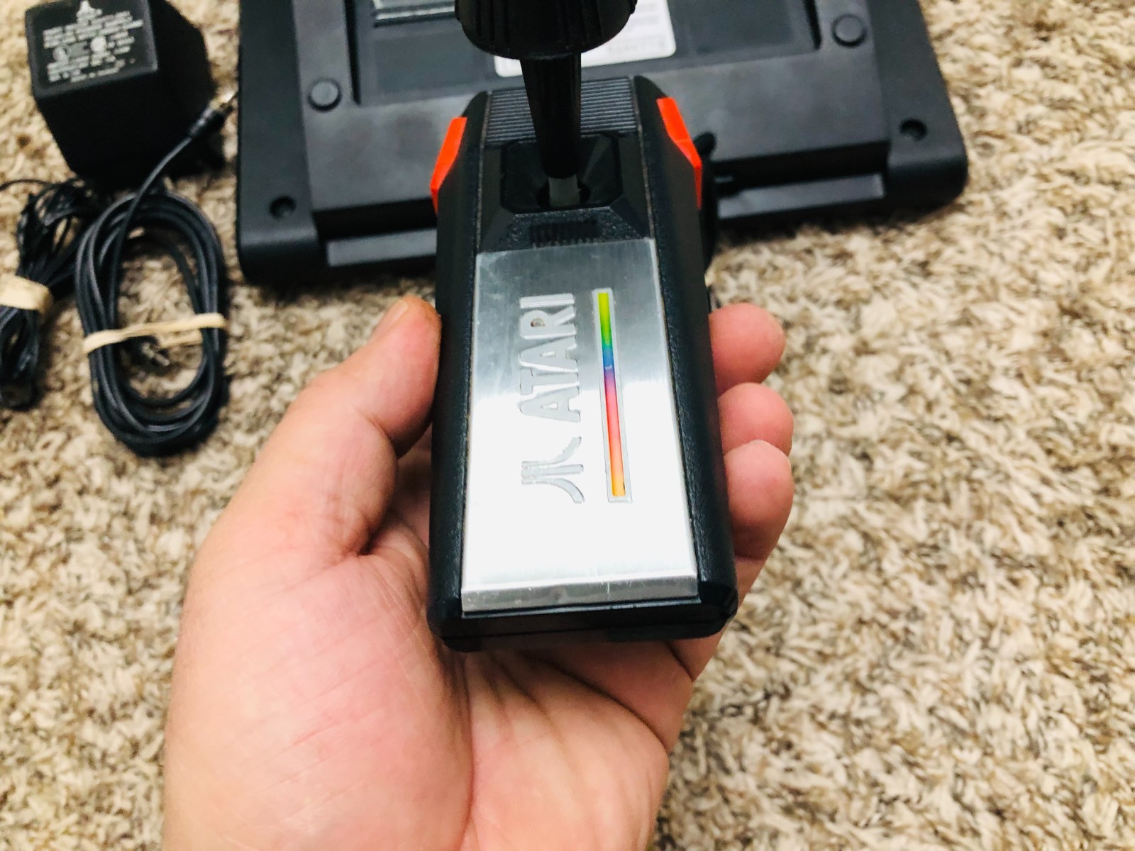 Atari 7800 Console with 1 Proline Controller Cleaned and Tested Working