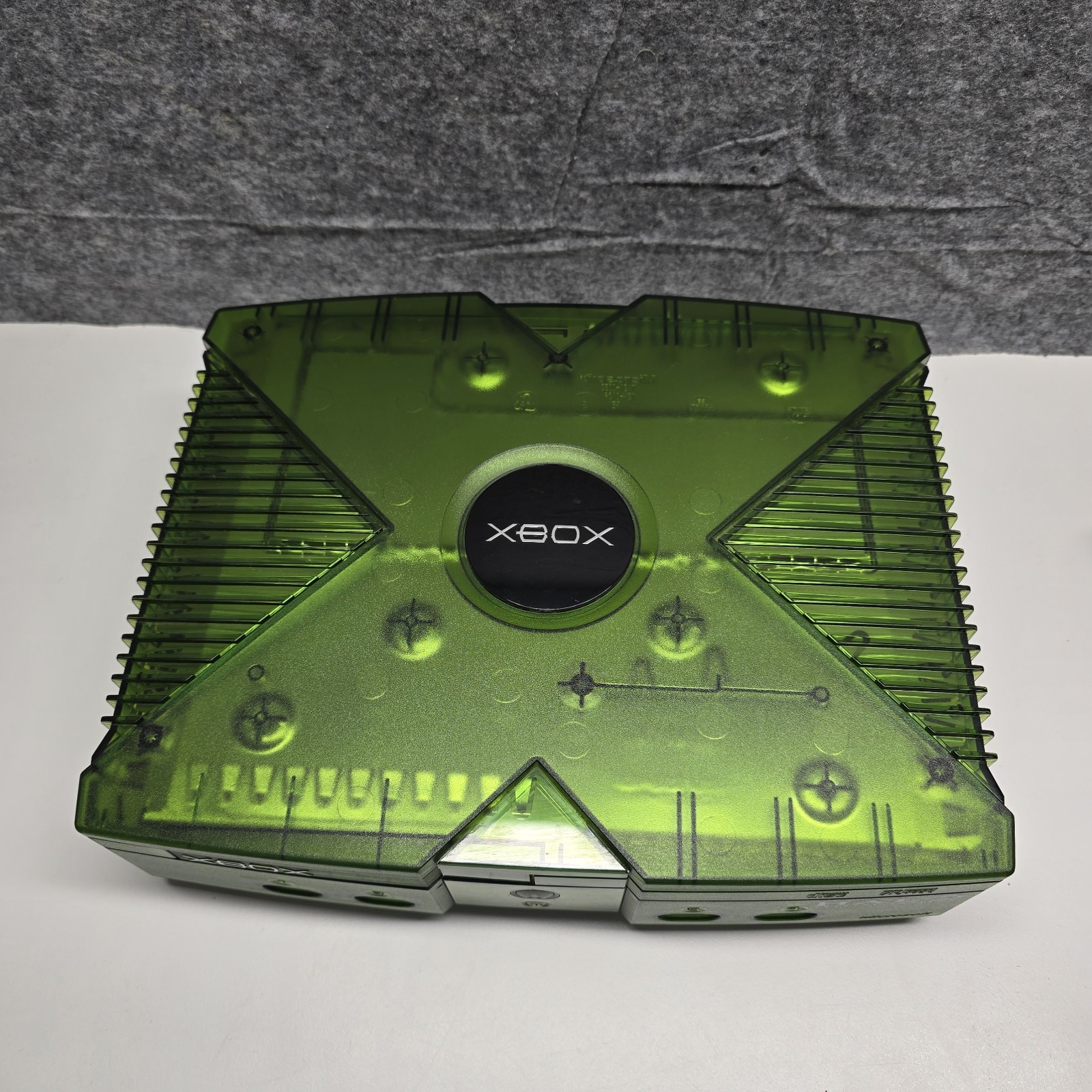 Microsoft Xbox Halo Special Edition Green Console Only Tested Working 2004