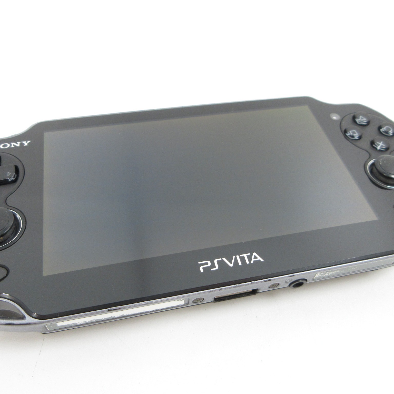 【Excellent】Sony PS Vita PCH-1000 Crystal Black Wi-Fi Model Console #DEN0524/01