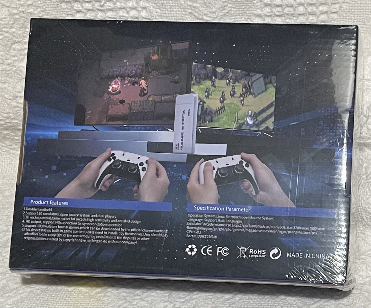 PLAY 20K+ Wireless Gaming System 4K HDMI Dual Controllers Retro Console 20KGames