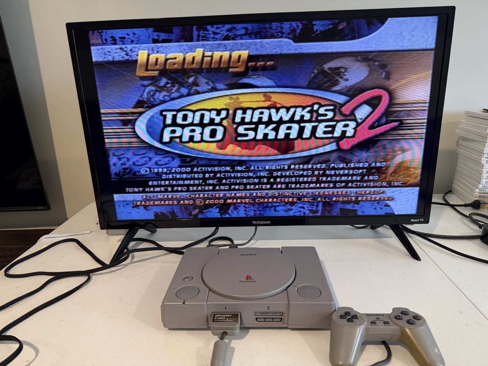 Sony Playstation PS1 SCPH-5501 Console And Game Lot – READ DESCRIPTION