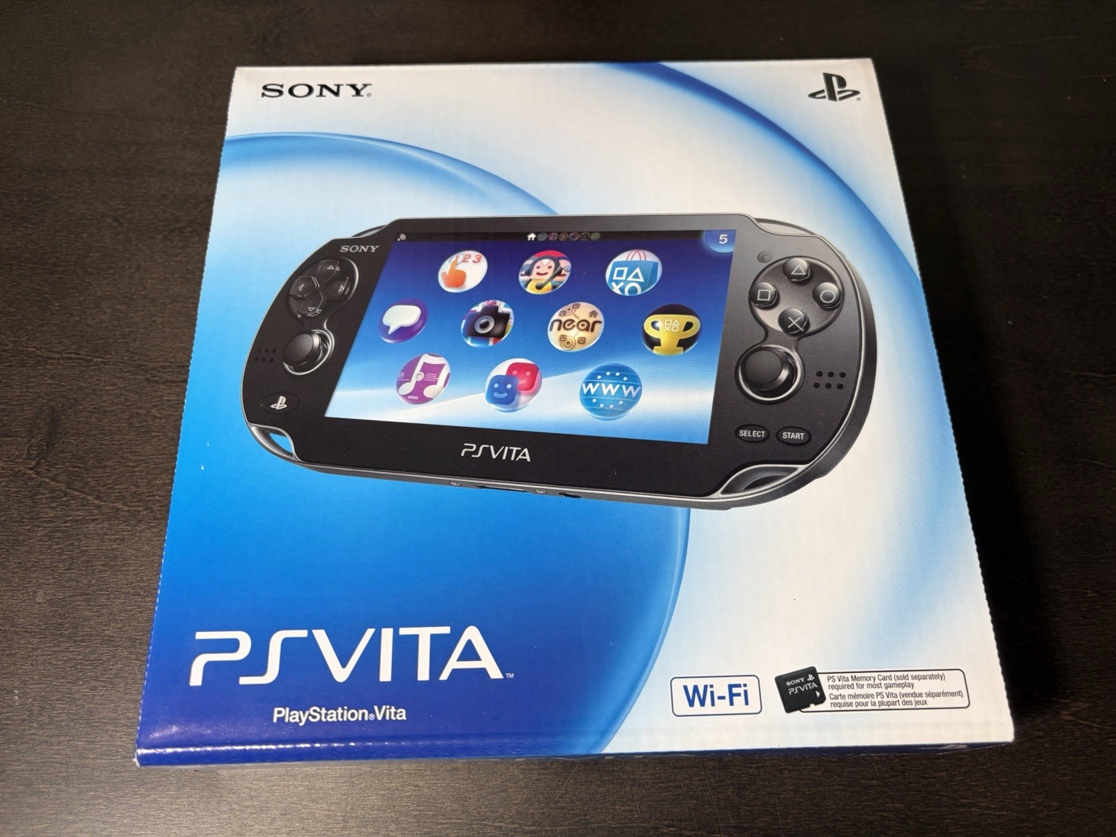 Sony PS Vita -Crystal Black Handheld Console PCH-1001 – Mint Box – New In Box
