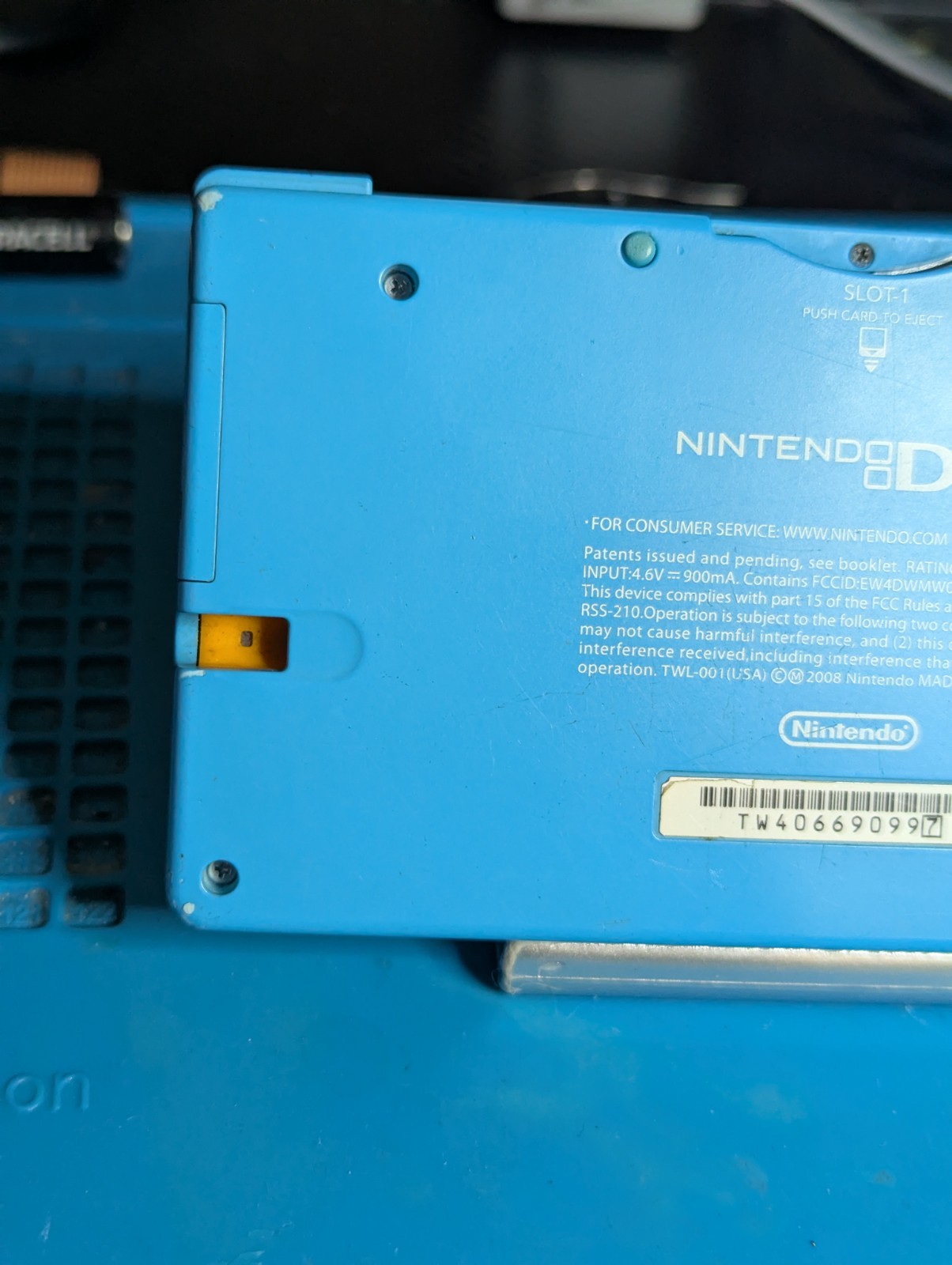 Blue Nintendo DSi