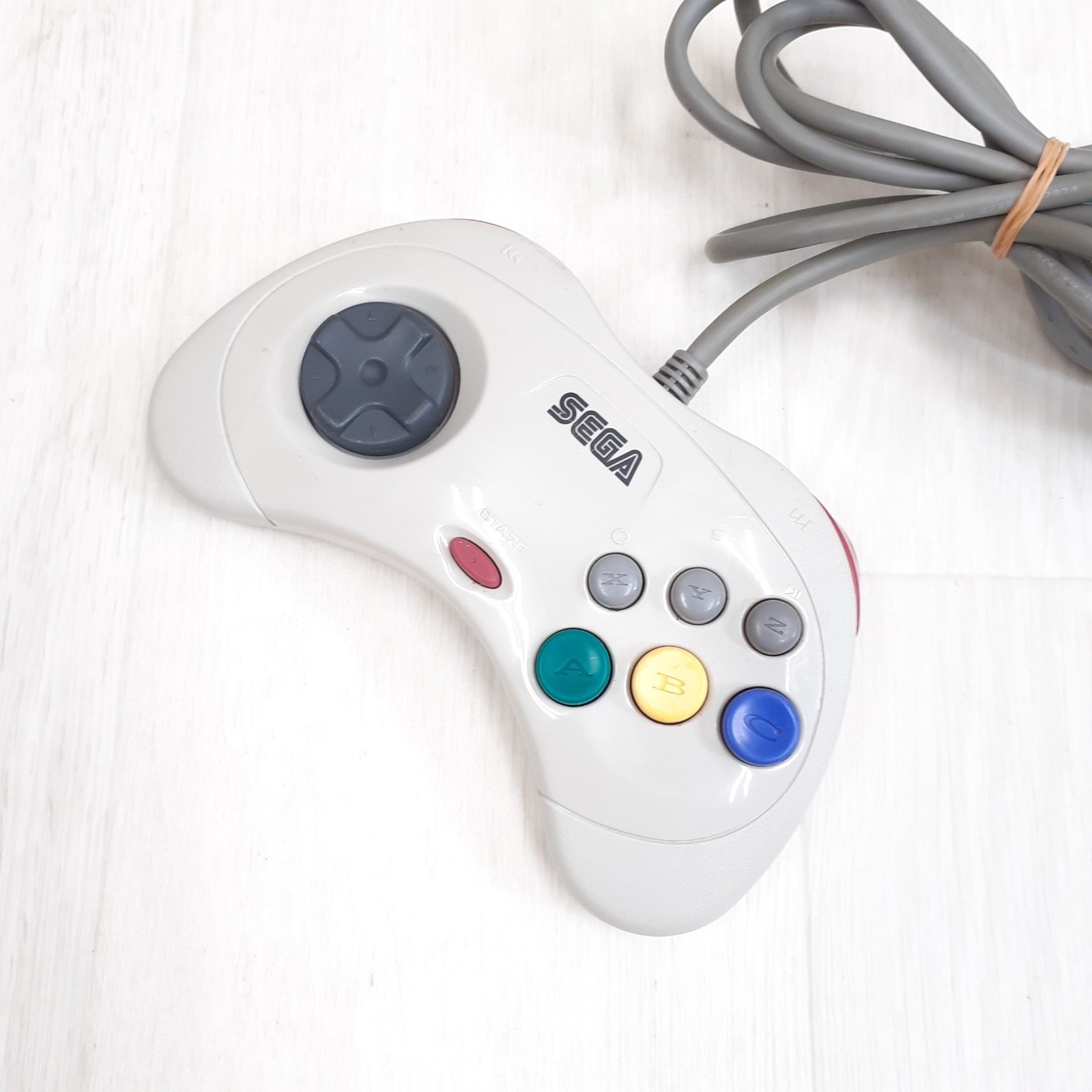 Sega Saturn console white bundle with 5 Games & 2 controllers Japanese System