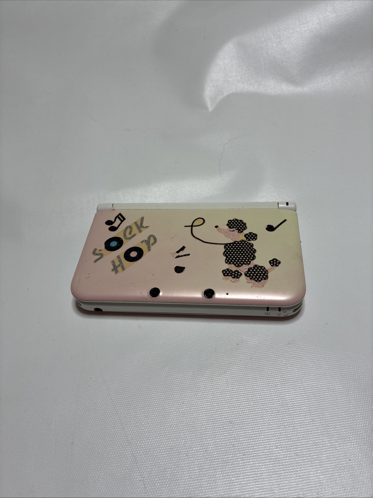 *PARTS* Nintendo Nintendo 3DS XL Handheld System Console Pink/White SPR-001 USA
