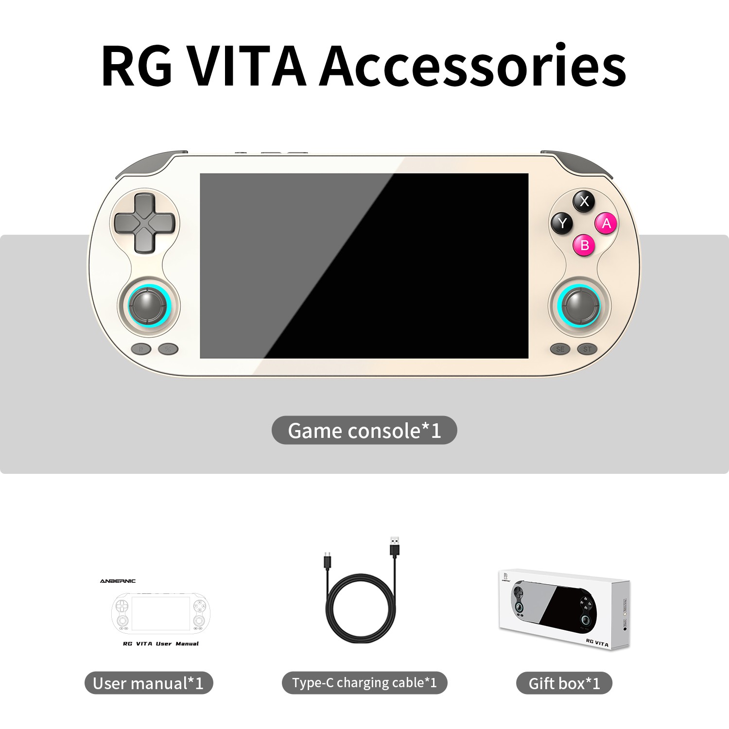 ANBERNIC RG VITA / RG VITA Pro Handheld Game Console Android Video Gaming Player