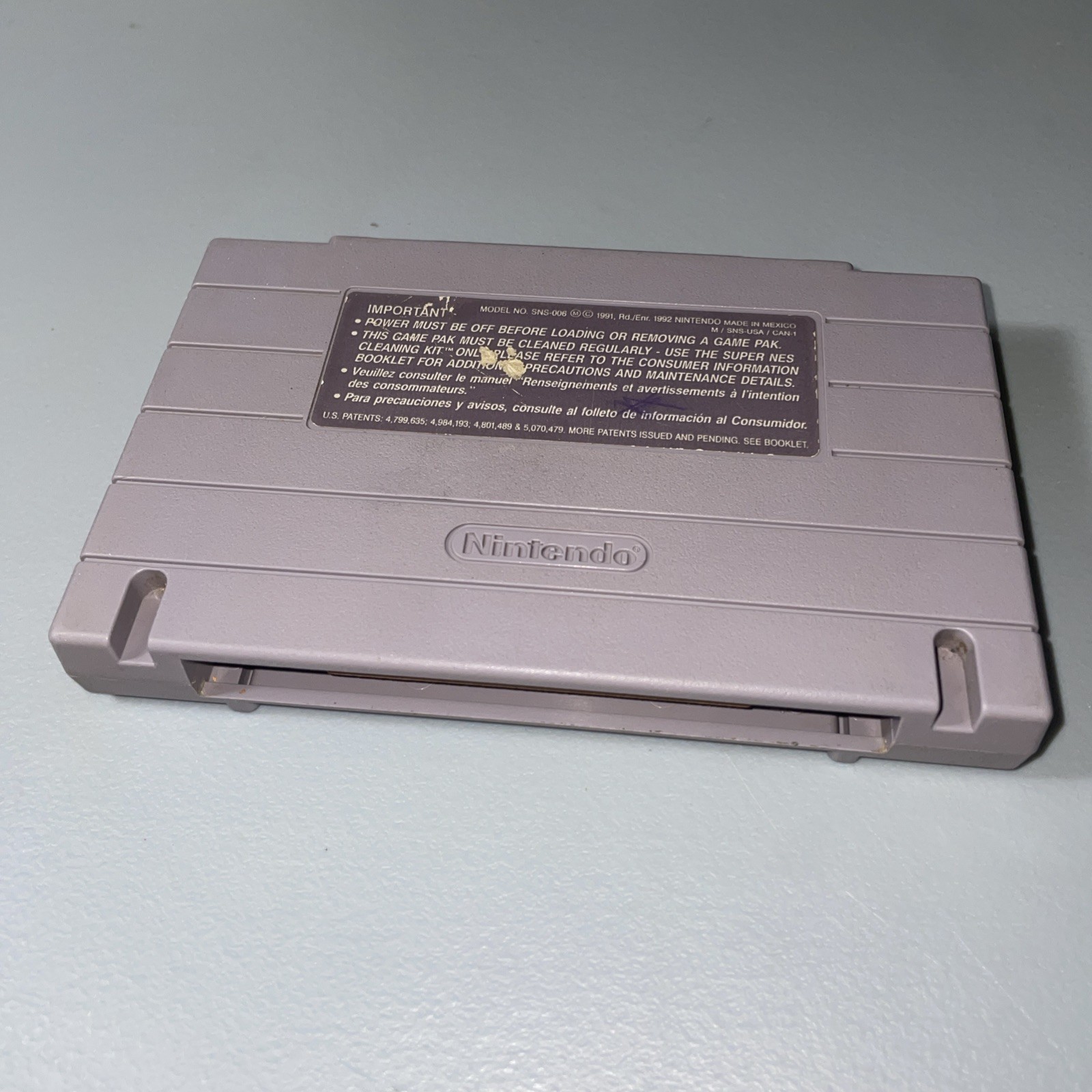 The Death And Return Of Superman for SNES Super Nintendo authentic cartridge