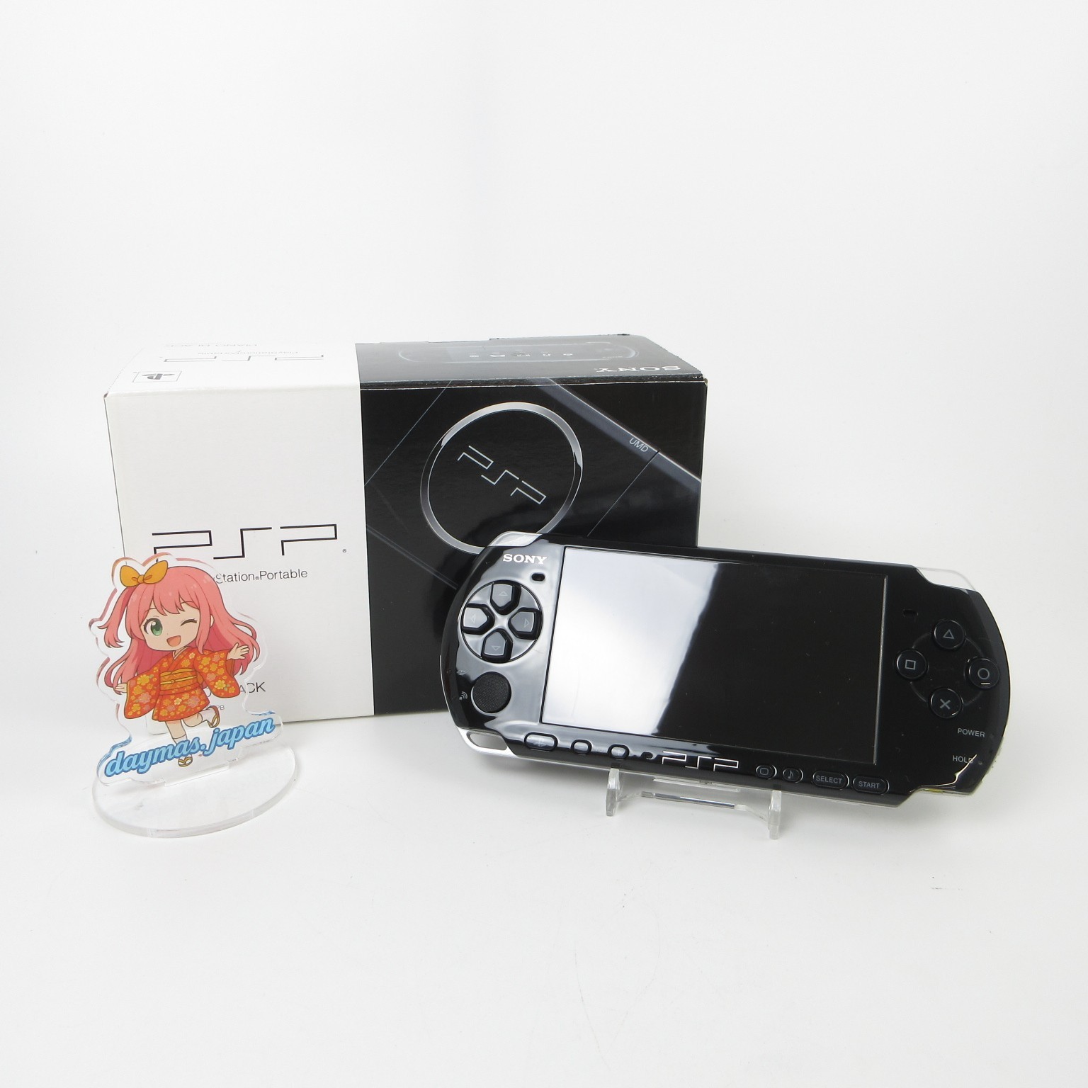 【Excellent】Sony PSP-3000 Piano Black Console No Battery Japan Ver. #Arr0517/03