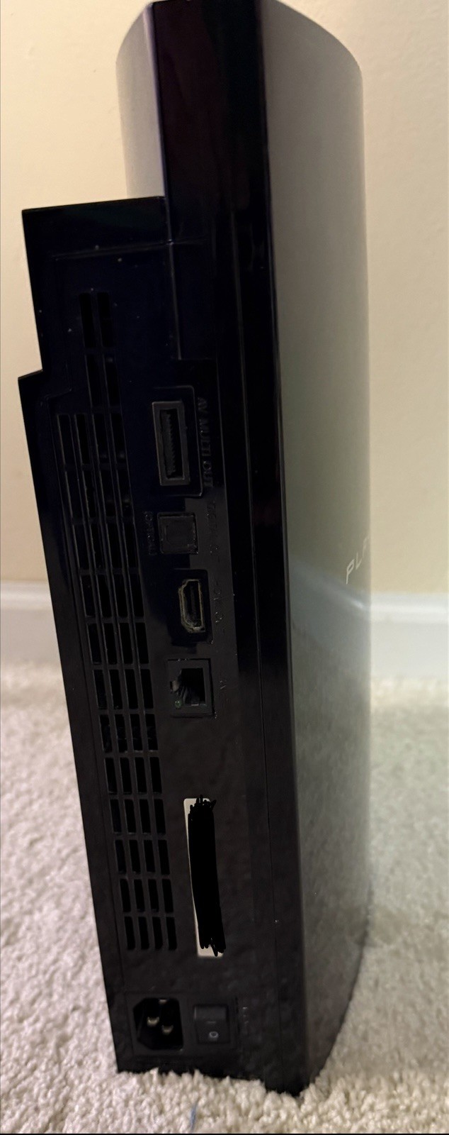 Sony PlayStation 3 PS3 CECHH01 Black Console HDMI 1080p Blu-Ray
