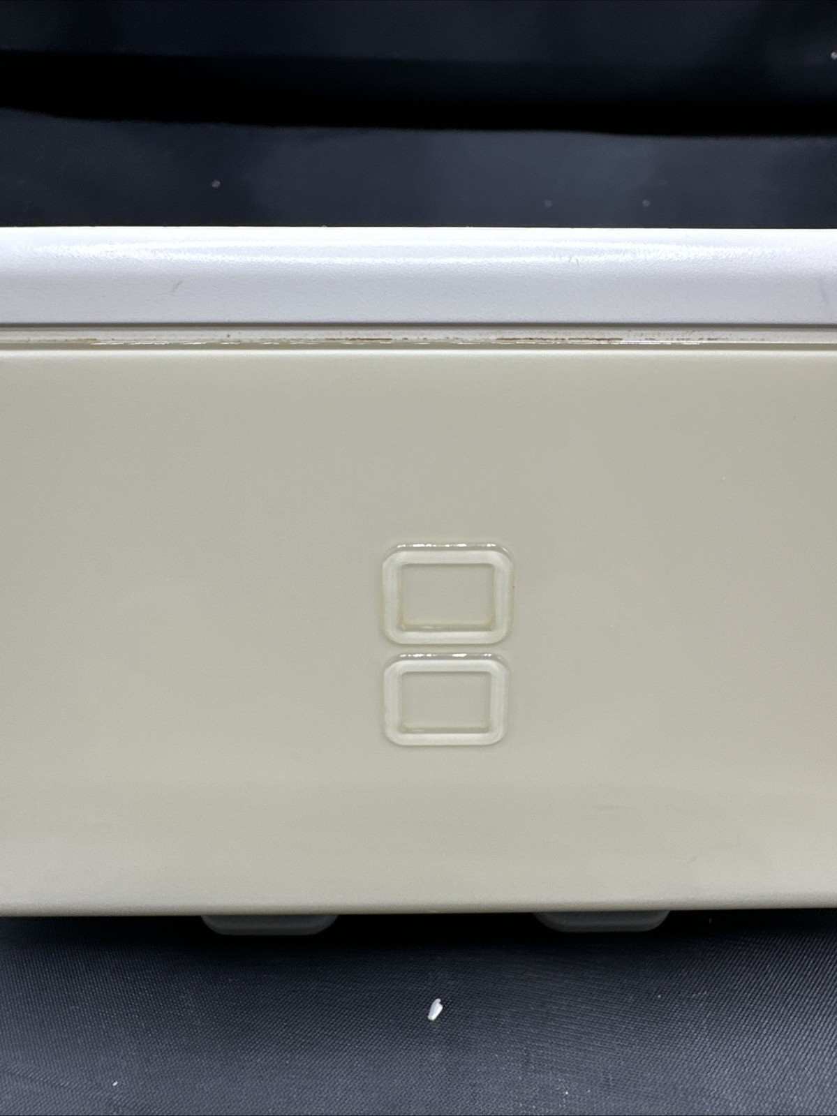 Nintendo DS Lite Handheld Game Console White For Parts Or Repair