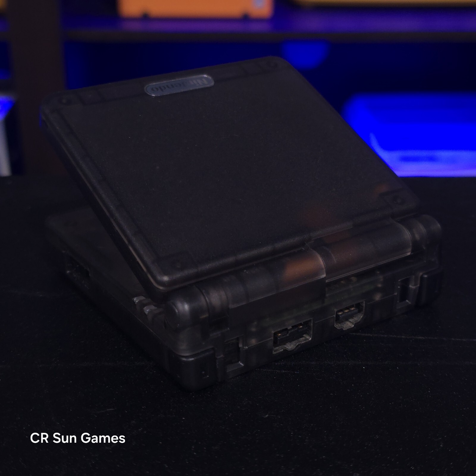 Smoke Grey Nintendo Game Boy Advance GBA SP IPS MOD Adjustable Brightness