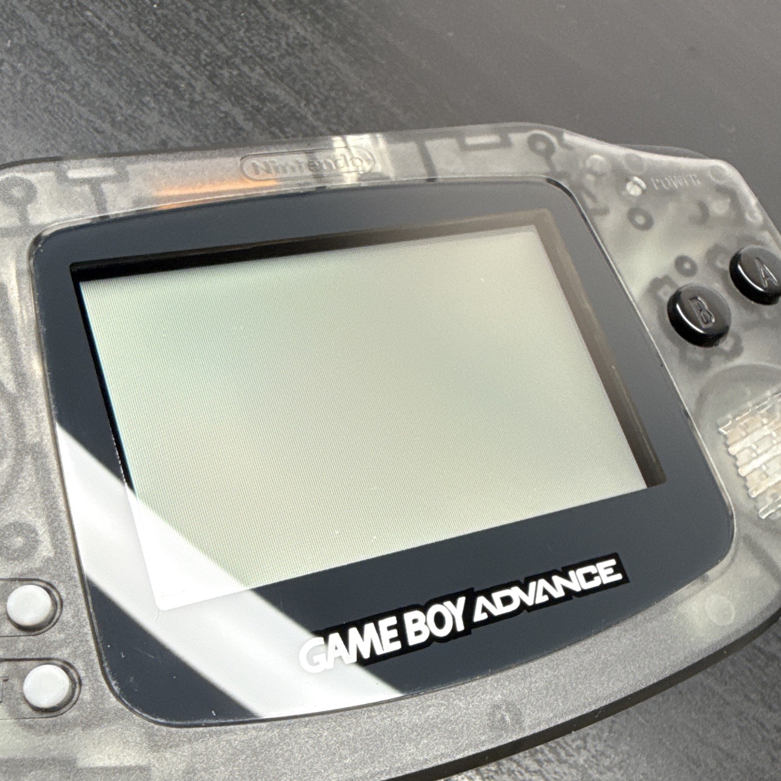 Nintendo Game Boy Advance AGB-001 Clear Black NTSC-J AGB-JPN-1