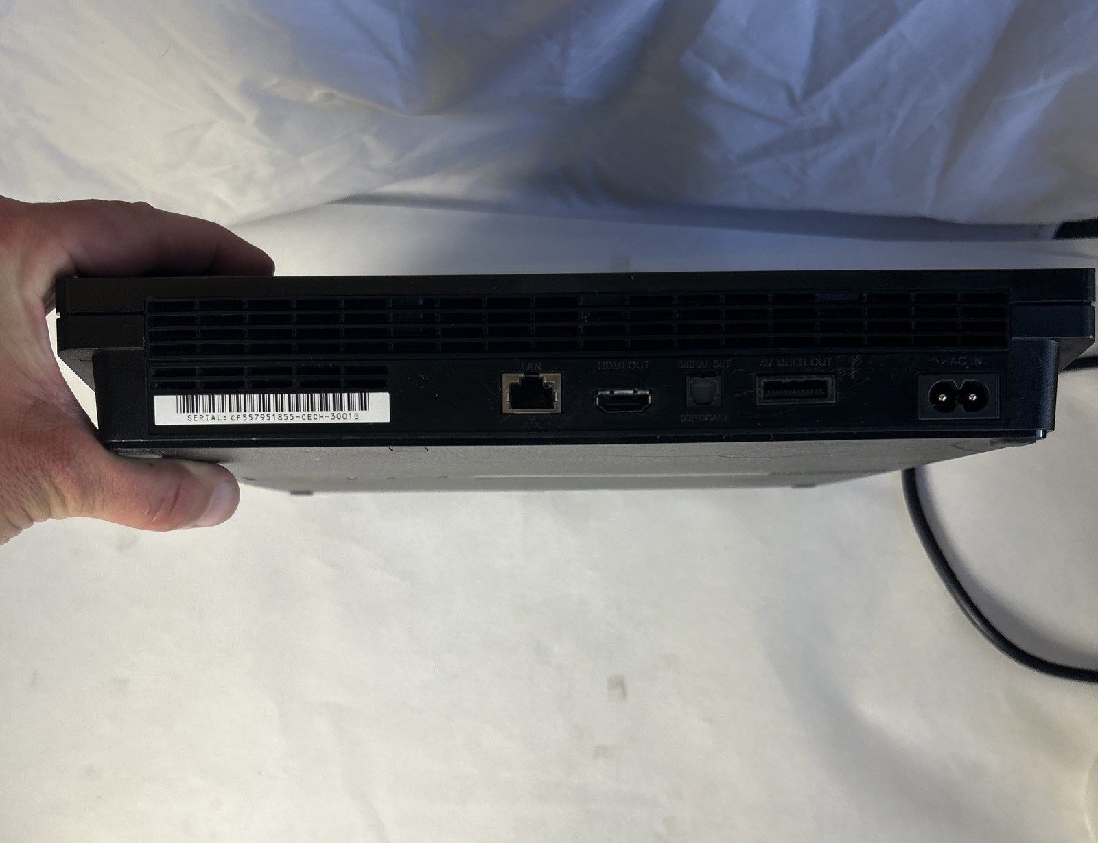 Sony PlayStation 3 PS3 Slim (CECH-3001b) 320GB Console Only Factory Reset