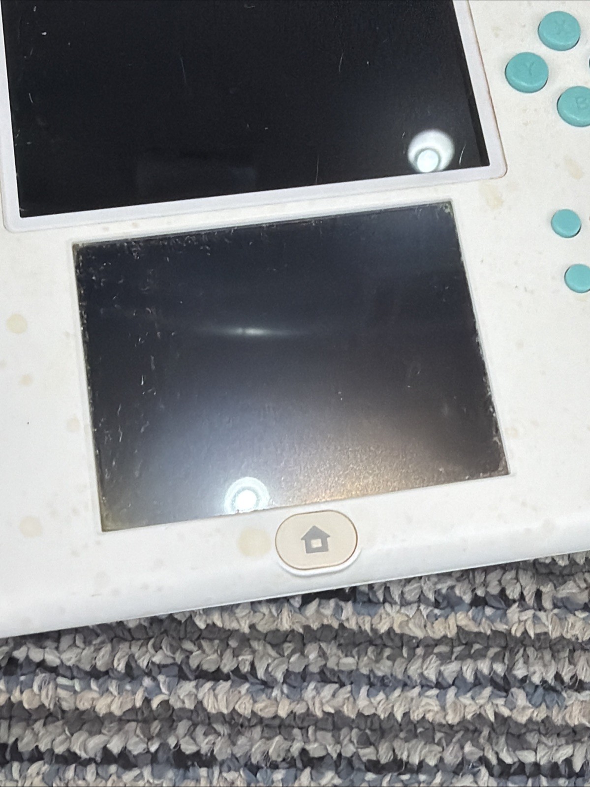 Nintendo 2DS Sea Green Handheld System Console Model FTR-001 With Box & Manual