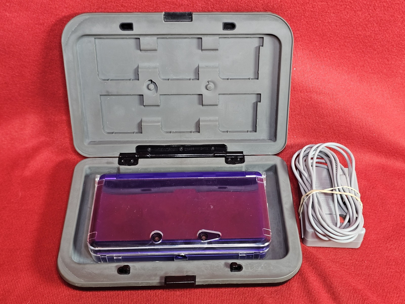 Nintendo 3DS Midnight Purple Handheld System Console – Clean & Tested -Authentic