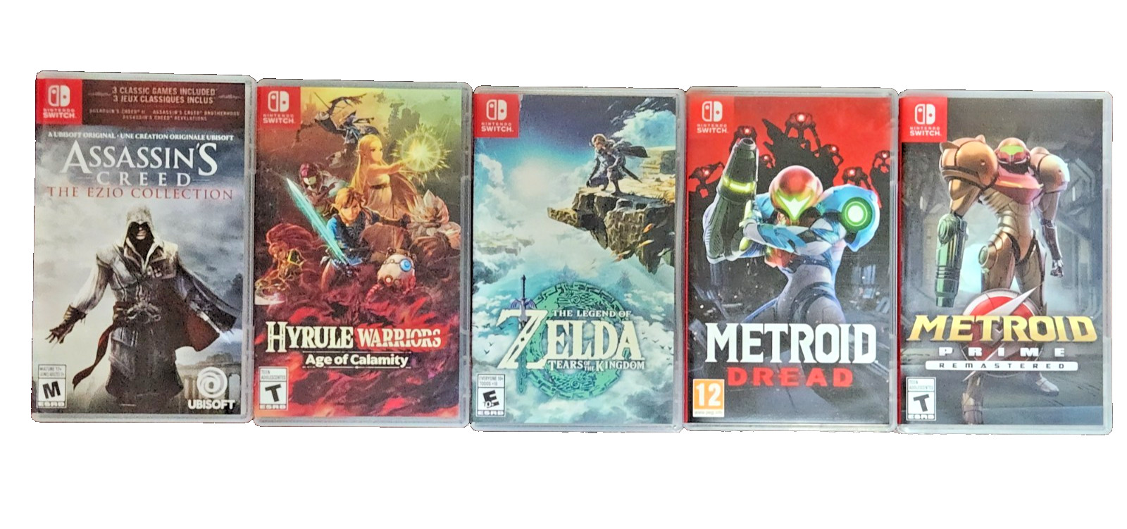 Nintendo Switch OLED Model HEG-001 Bundle with Games and Accessories