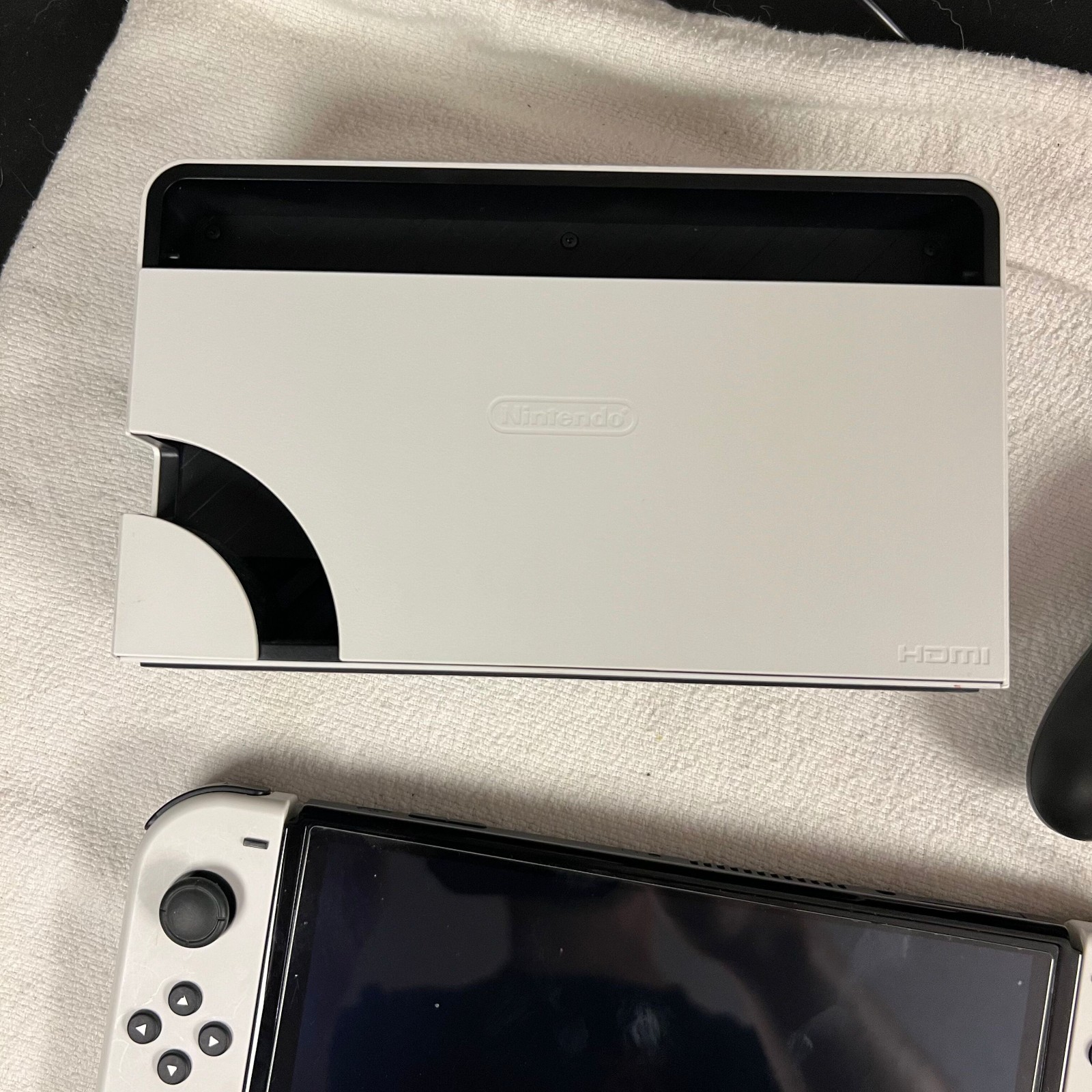 Nintendo Switch OLED Handheld Console White Bundle with MK 11 + Accessories