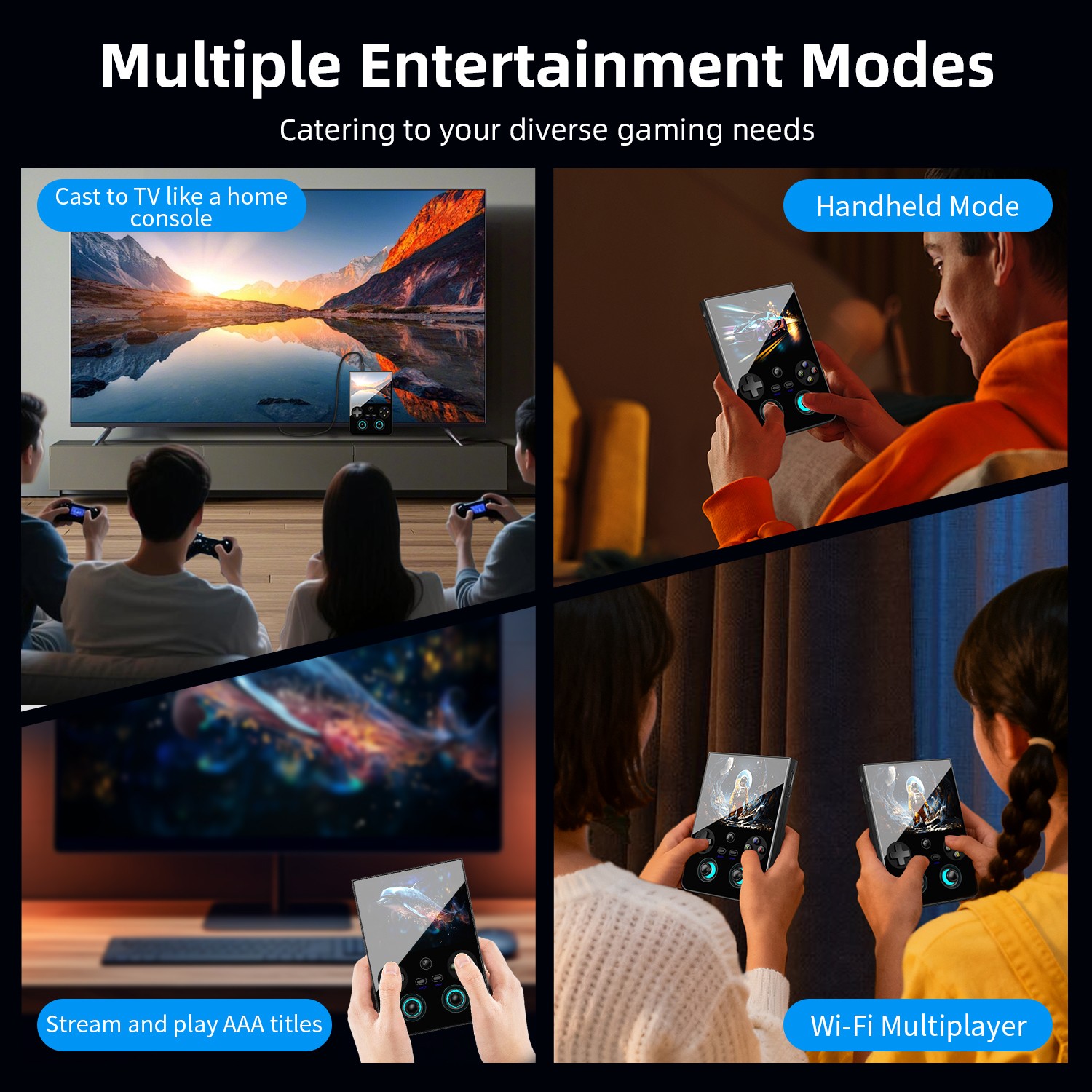 RG477V Handheld Game Console 4.7-inch D8300 RG 477V Android14 5500mAh