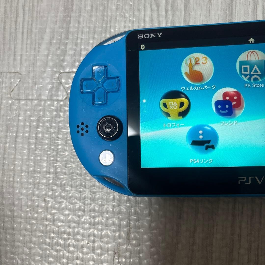 Sony PlayStation Vita PCH-2000 Aqua Blue Console Tested Working Region Free
