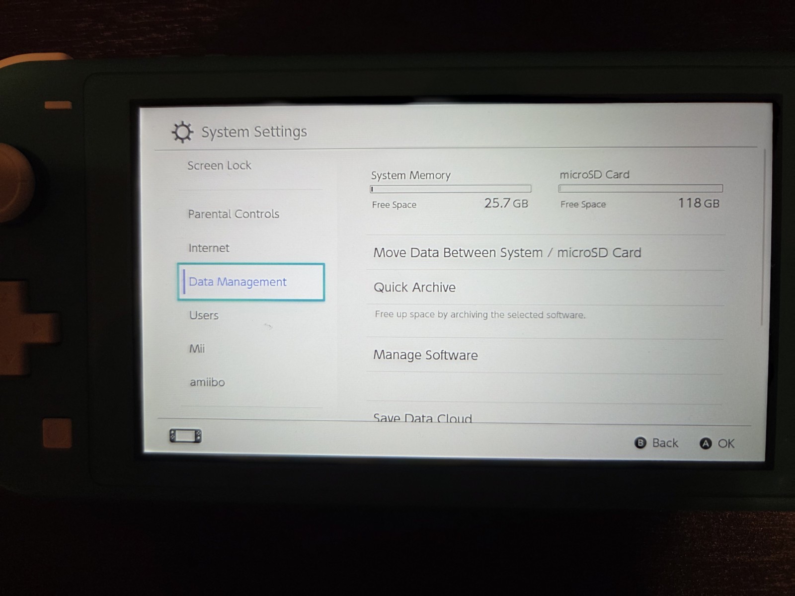 Nintendo Switch Lite Turqoise Handheld Console 128 GB Wi-Fi USB-C HDH-001